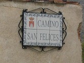 A - Nuevo letrero Camino San Felices